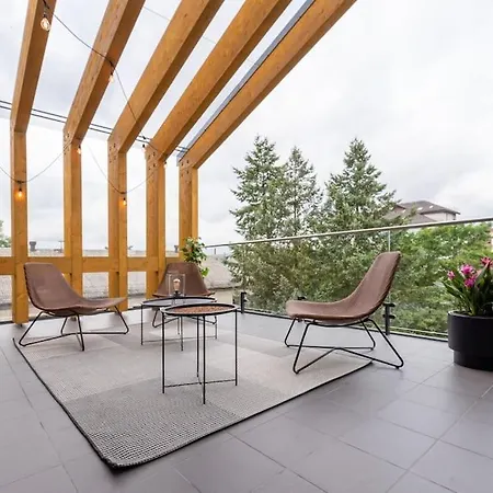 里加Luxurious Penthouse With Parking公寓 外观 照片