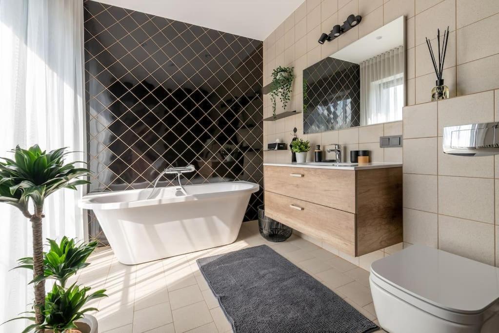 Апартаменти Luxurious Penthouse With Parking Рига